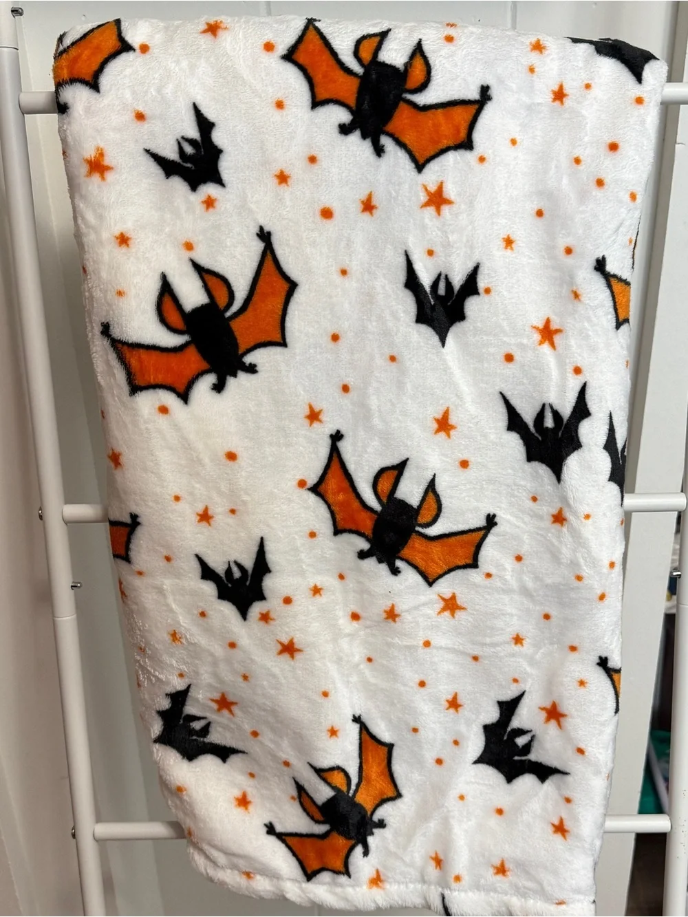 Halloween Bat Plush Throw Blanket
